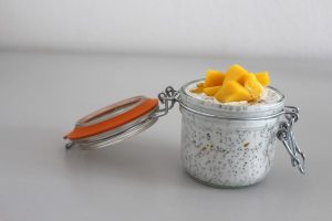 chia seed pudding, healthy eating