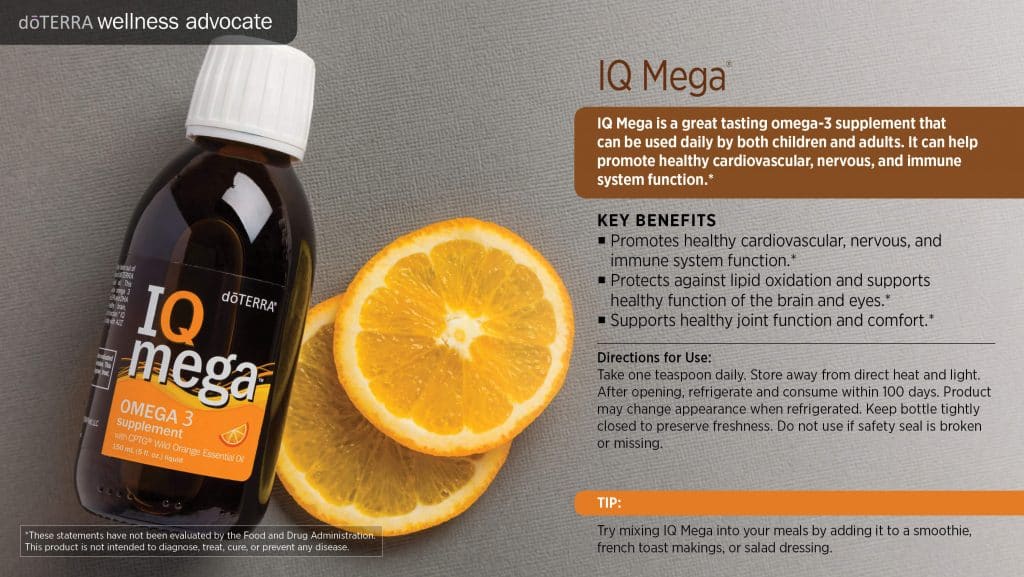 IQ Mega Doterra children's supplement